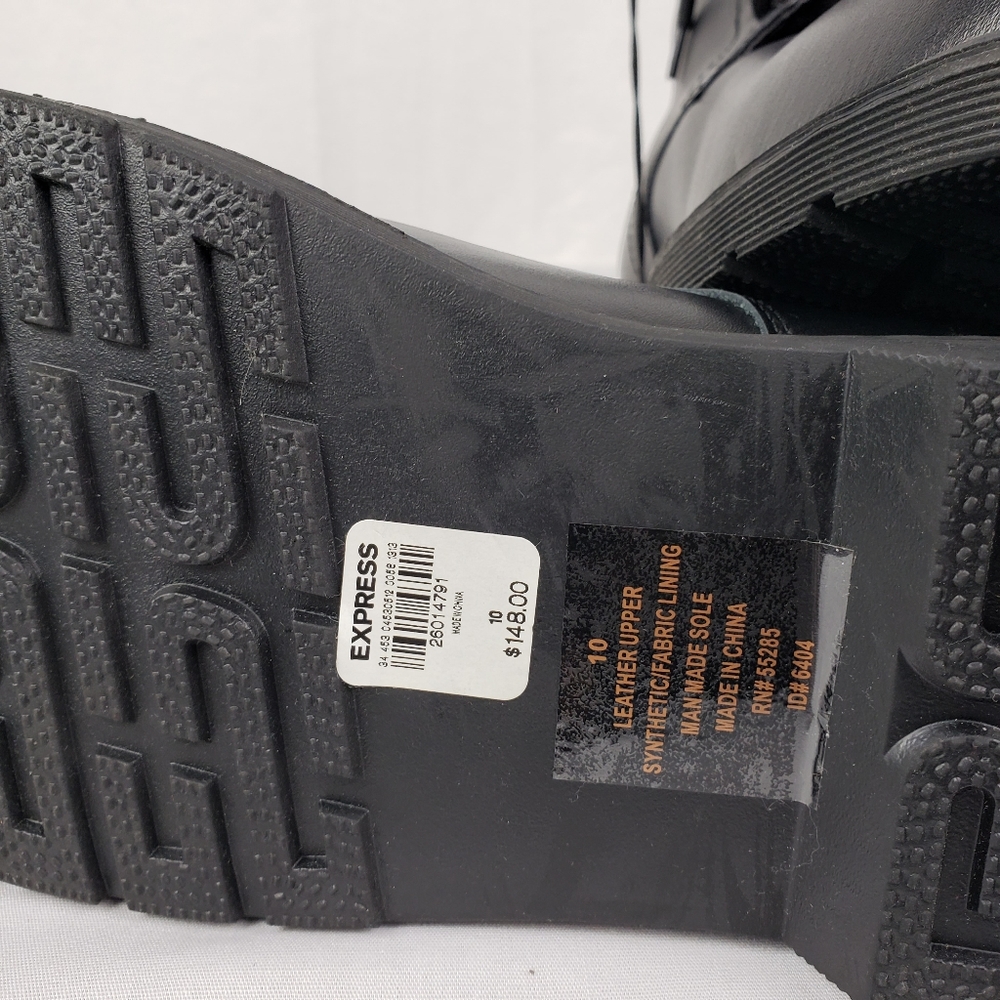 Express Lace-up Mens Leather Boot - Picture 4 of 7